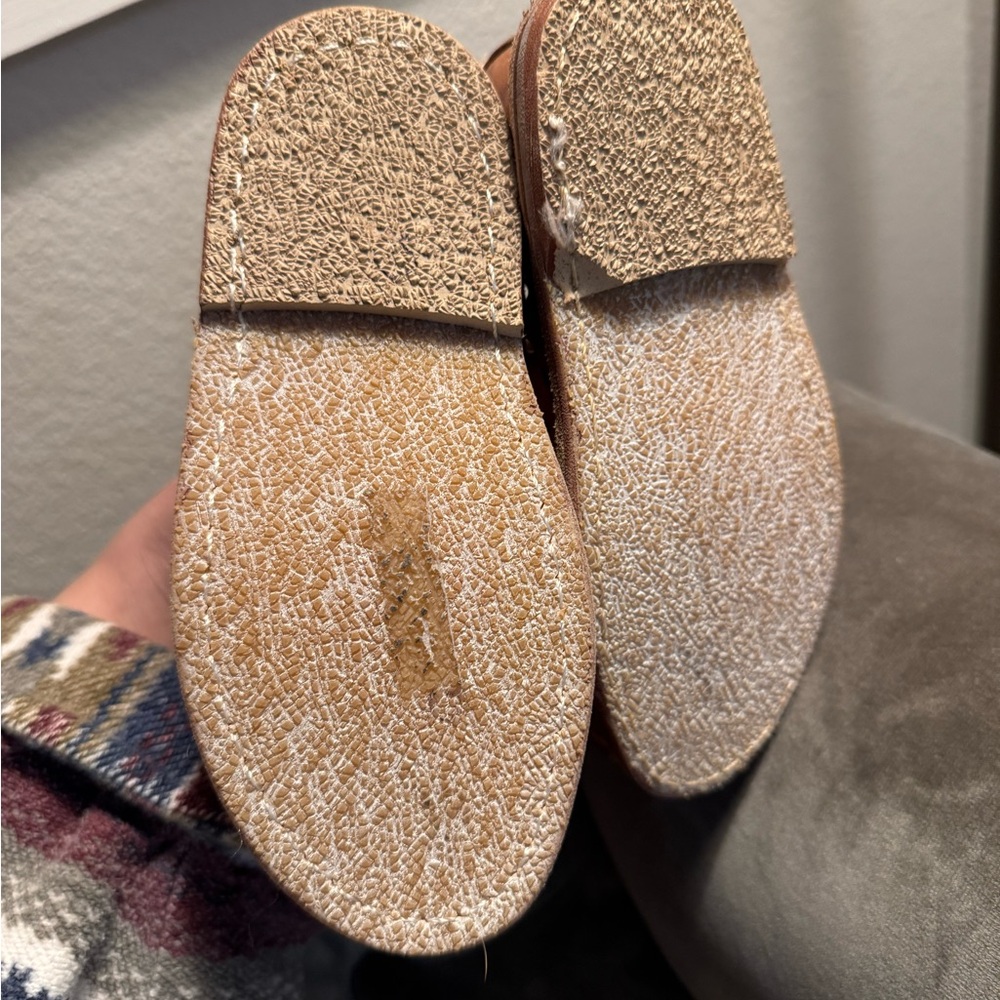 Vintage Handmade Leather Huarache‎ Toddler Kid Shoes Size 7 - Picture 5 of 5